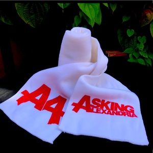 LIVE Asking Alexandria Scarf AA Rock Band Concert Winter Scarf Punk Band